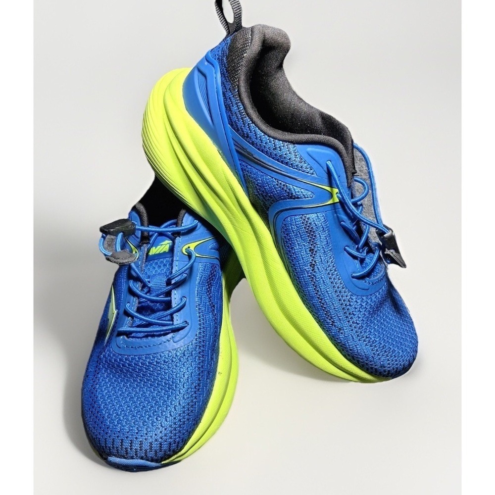 Avia Youth 2 Blue Lime Green Running Sneakers Memory Foam BYAV45AC007 Mens Kids